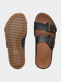 Шлепанцы Clarks Brookleigh Sun Leather модель 26165057 Фото