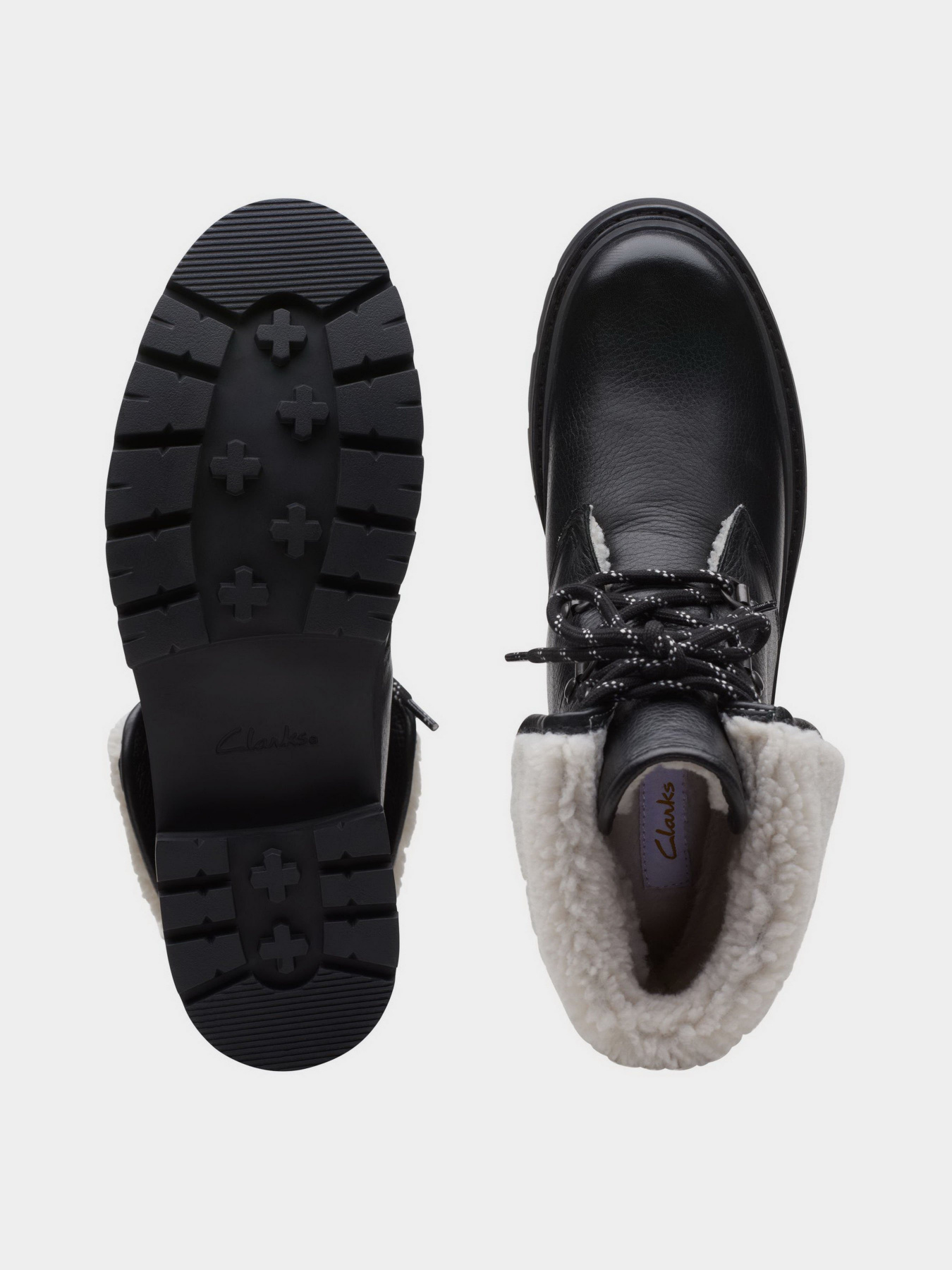 Ботинки Clarks  Orianna Turn Dark Olive Warmlined модель 26167879 Фото