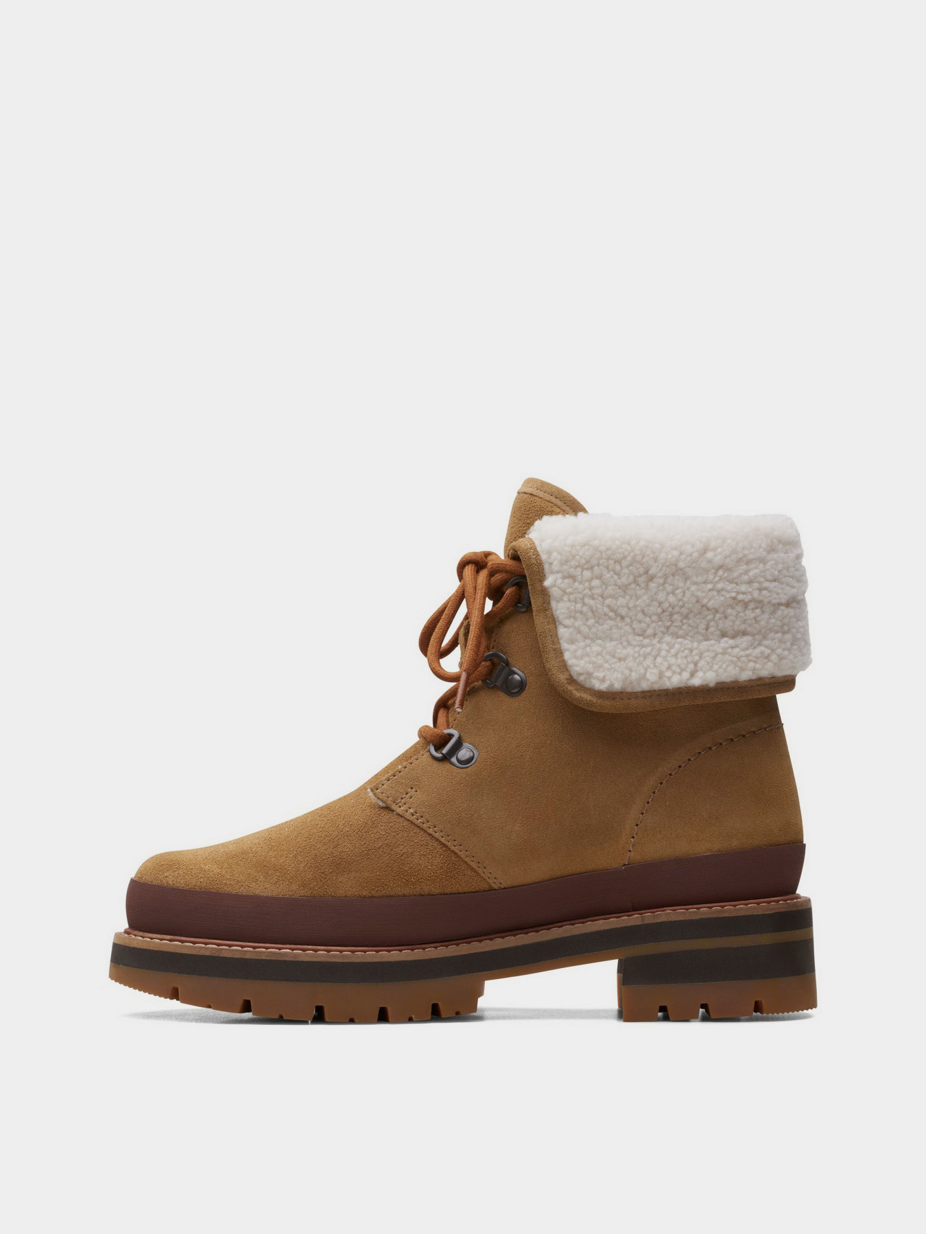 Ботинки Clarks  Orianna Turn Dark Olive Warmlined модель 26167886 Фото