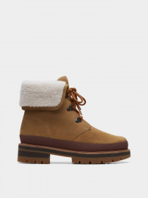 Черевики Clarks  Orianna Turn Dark Olive Warmlined модель 26167886 Фото