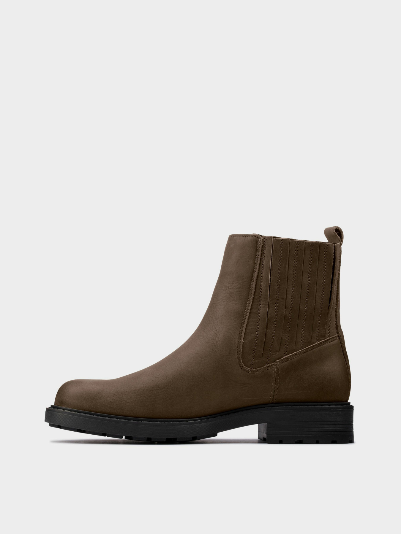 Челси Clarks  Orinoco2 Mid Taupe Oily Lea модель 26167963 Фото