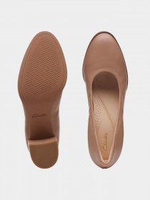 Туфли Clarks Freva55 Court Leather модель 26170963 Фото