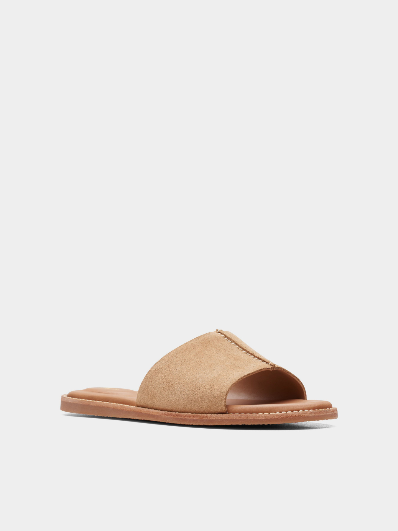 Шльопанці Clarks  Karsea Mule Light Tan Suede модель 26166690 Фото