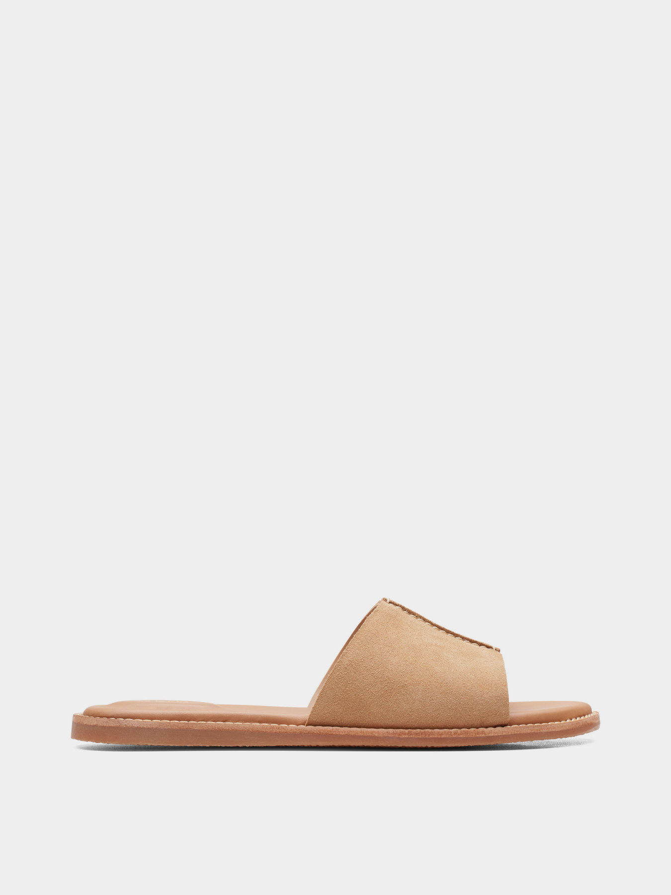 Шльопанці Clarks  Karsea Mule Light Tan Suede модель 26166690 Фото