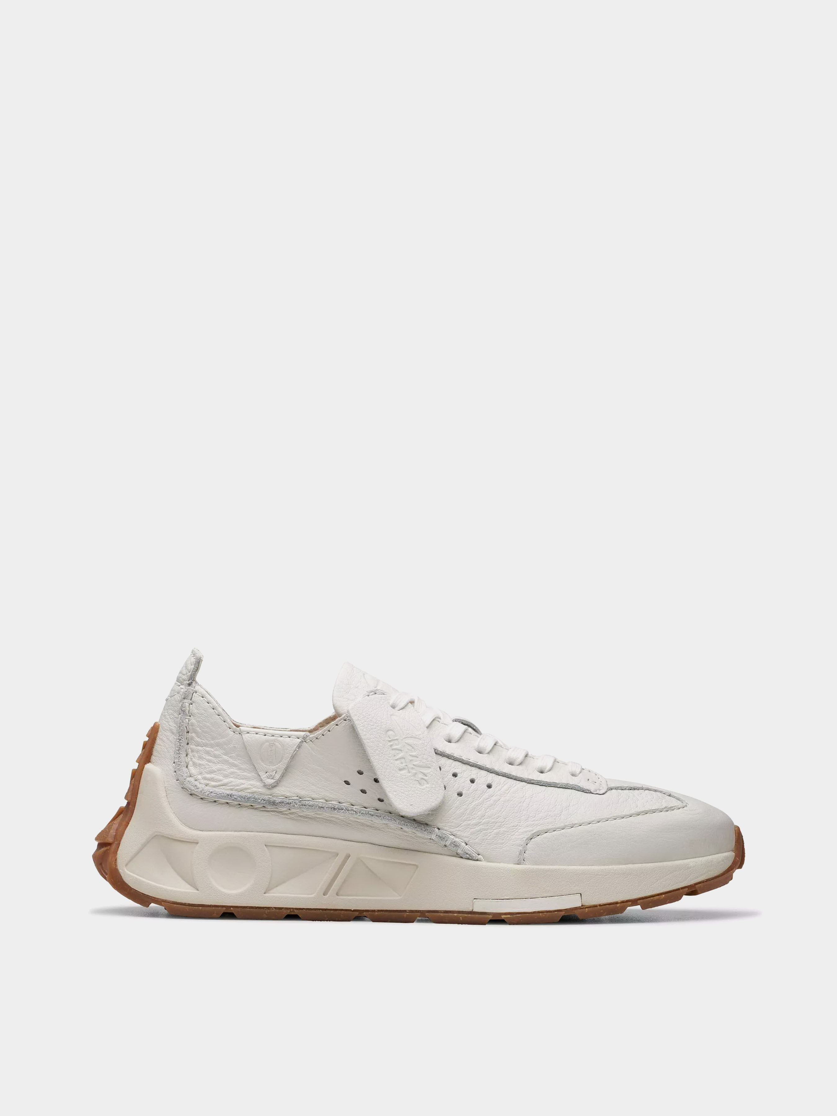 Шкіряні Жіночі Кросівки повсякденні Clarks Craft Speed (OW5662) колір білий