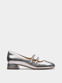 Срібний - Туфлі Clarks Daiss 30 Shine