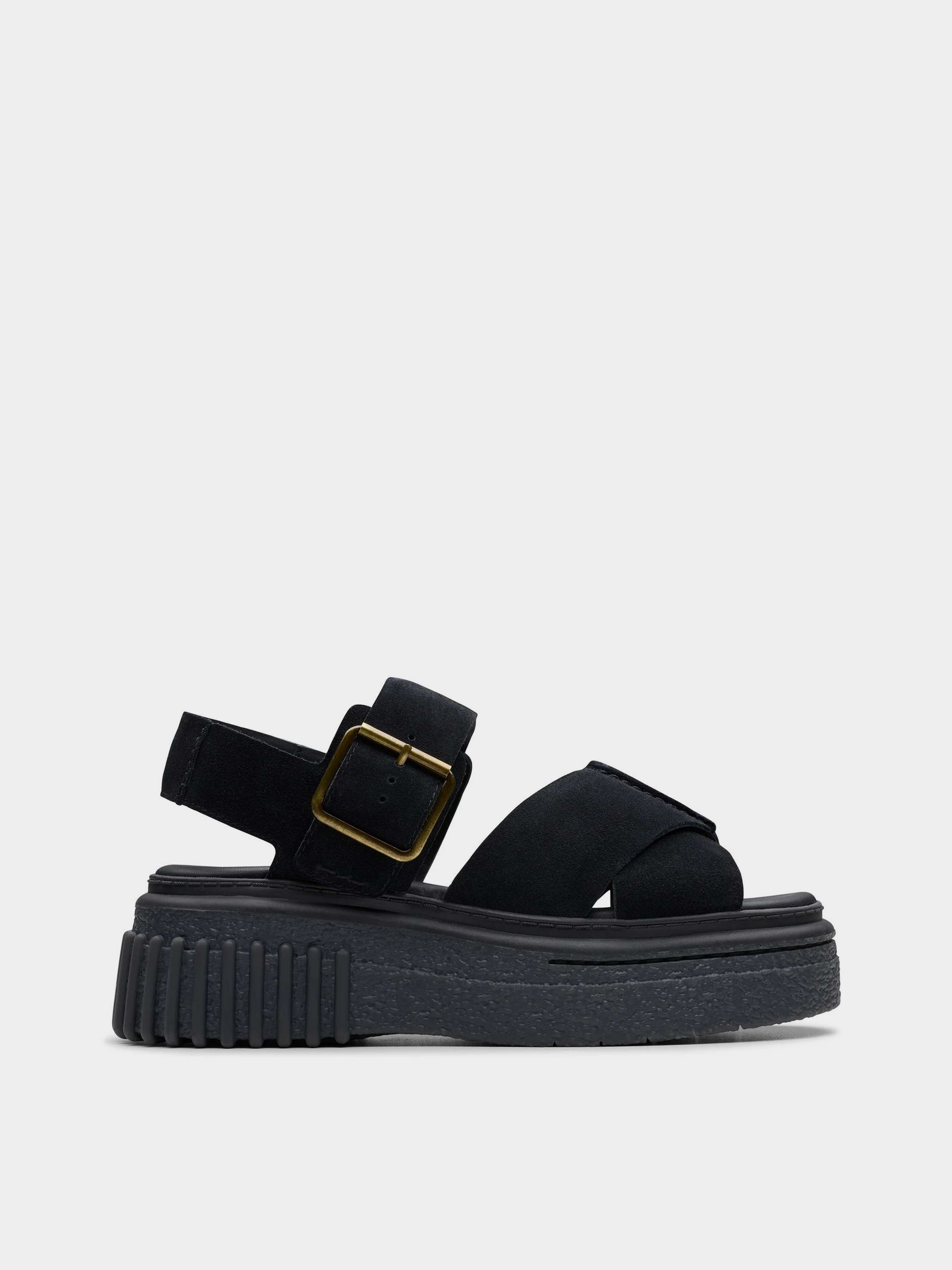 Шкіряні Жіночі Сандалії Clarks  (OW5910) колір чорний