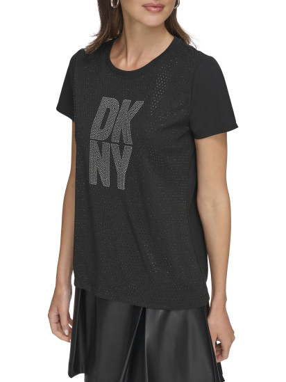 Футболка DKNY модель P3JHXDNA_BLK — фото 5 - INTERTOP