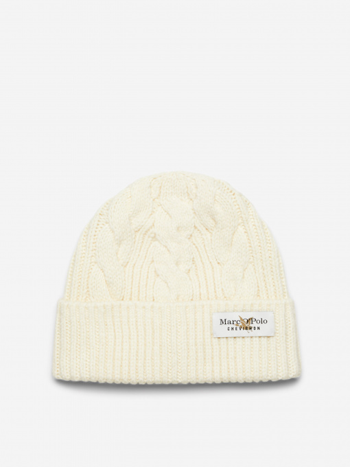 Шапка Marc O’Polo Mo'P X Chevignon Cable Knit Beanie модель 308614601075-156 Фото