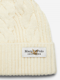 Шапка Marc O’Polo Mo'P X Chevignon Cable Knit Beanie модель 308614601075-156 Фото