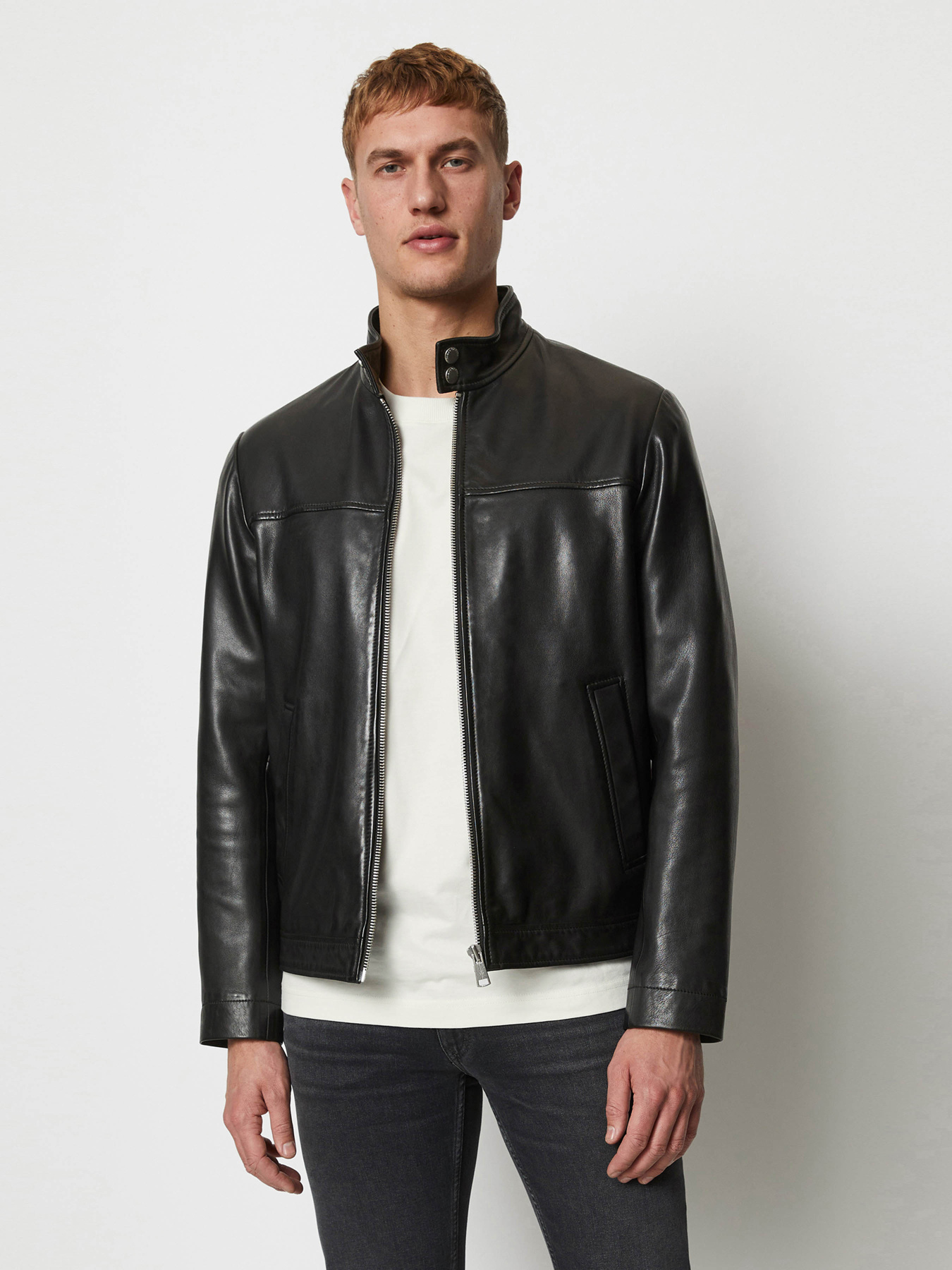 Куртка кожаная Marc O’Polo модель 421700673012-990 Куртка кожаная Marc O’Polo модель 421700673012-990 Фото