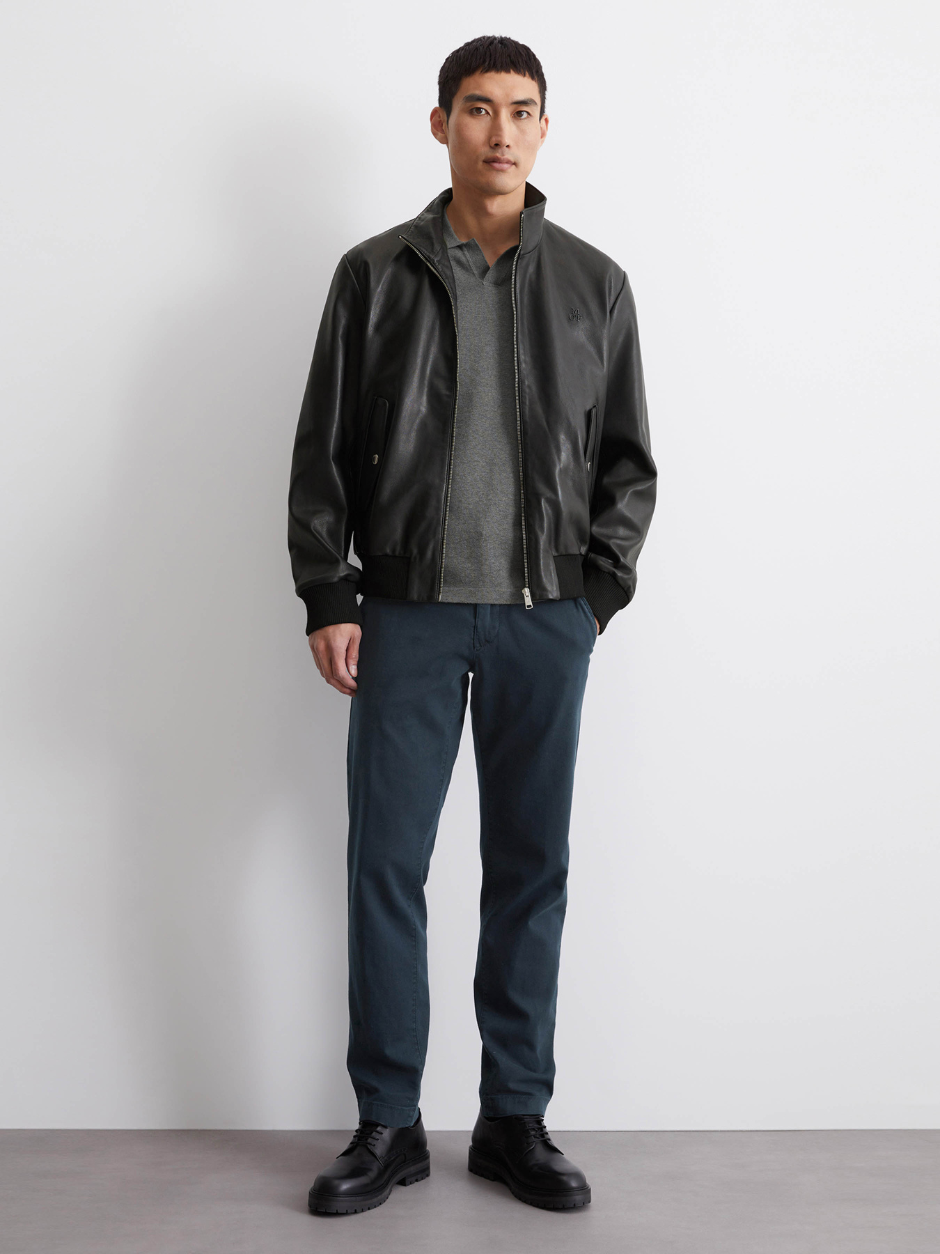 Куртка кожаная Marc O’Polo модель 428700673022-990 Фото