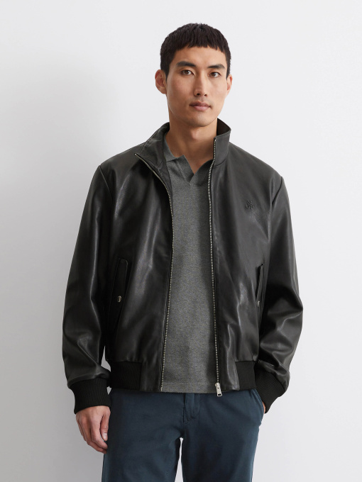 Шкіряна куртка Marc O’Polo модель 428700673022-990 Фото