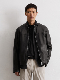 Куртка кожаная Marc O’Polo модель 526700673026-990 Фото