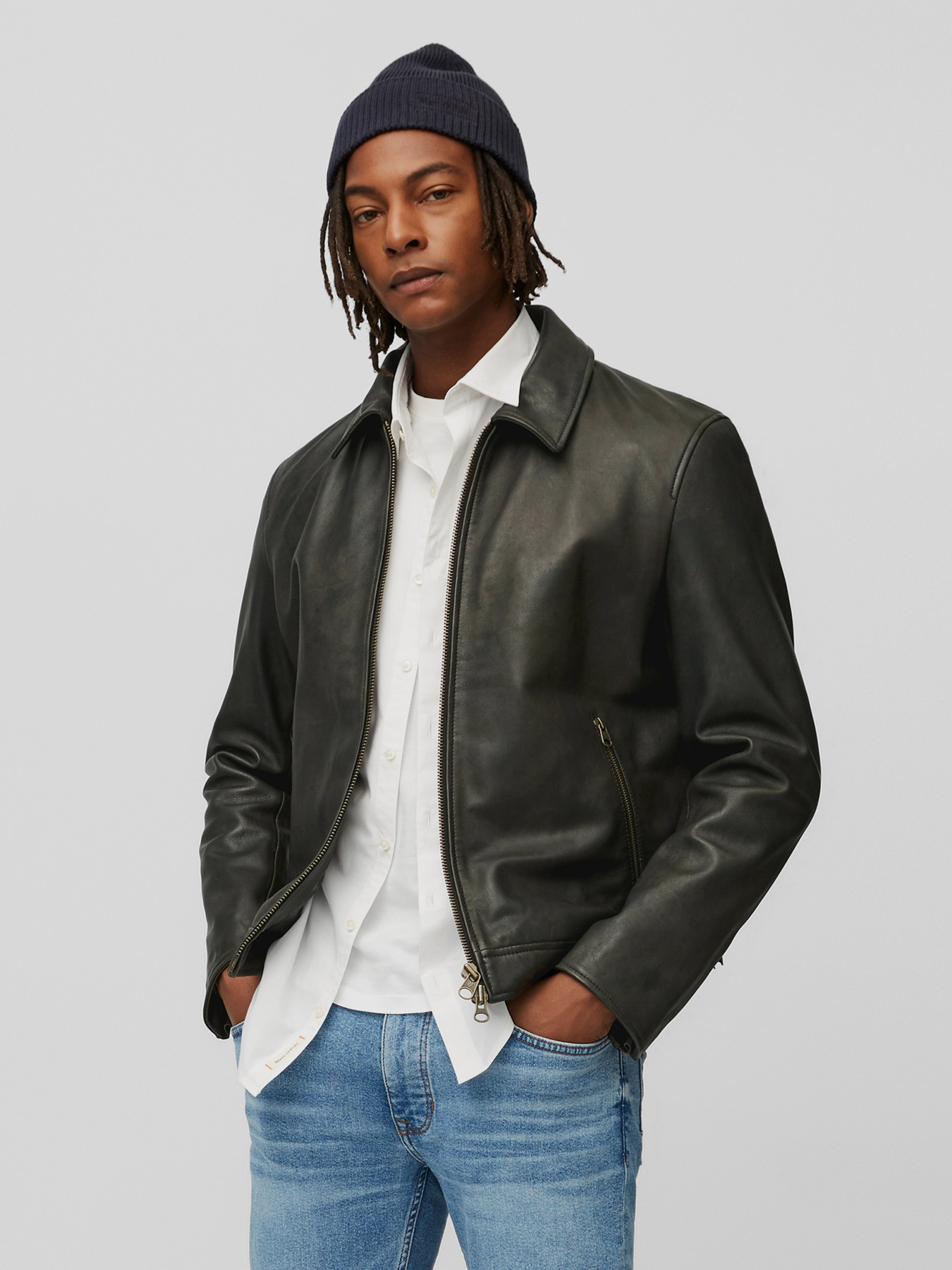 Куртка кожаная Marc O’Polo модель 122700573002-989 Фото