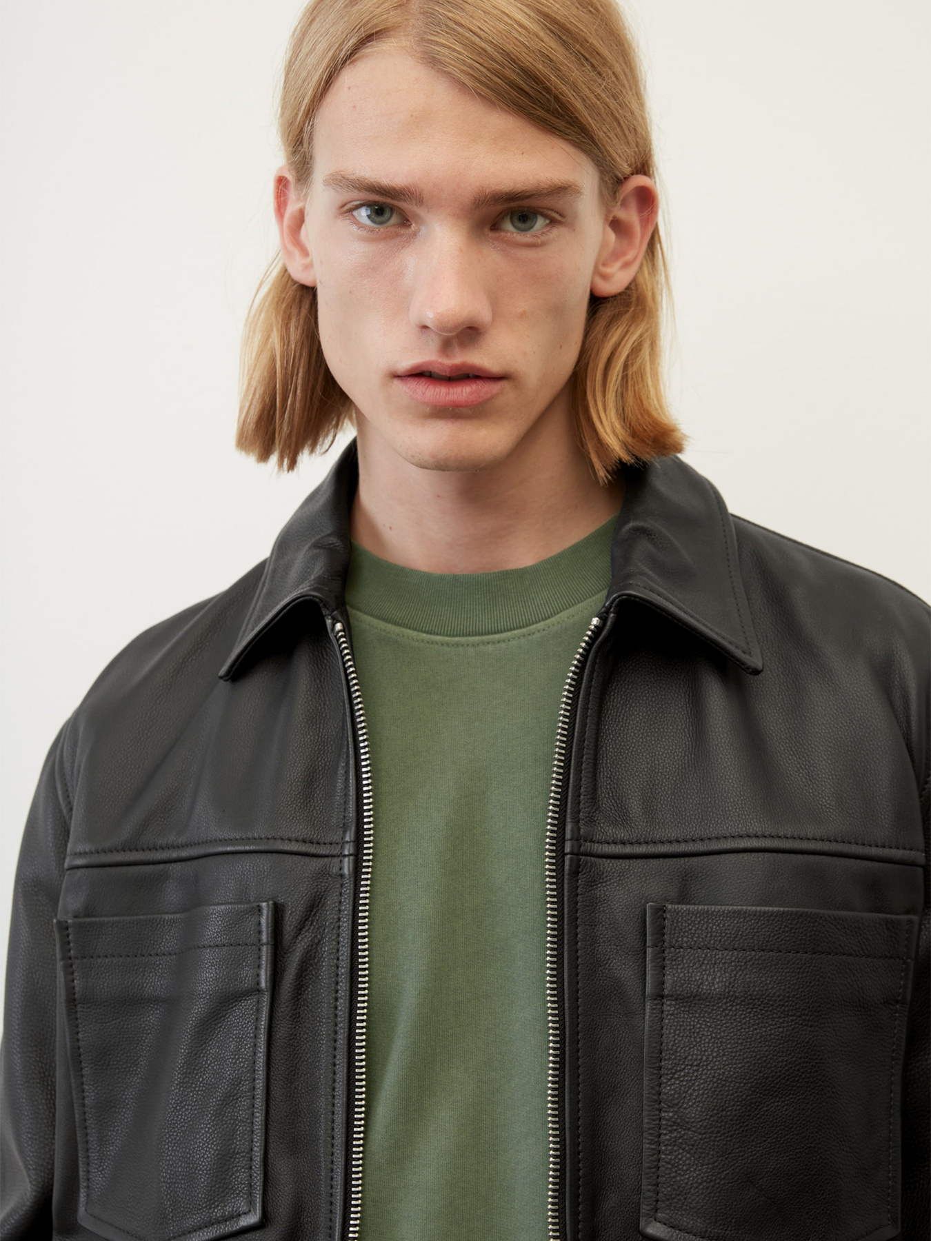 Куртка кожаная Marc O’Polo модель 228700473024-990 Фото