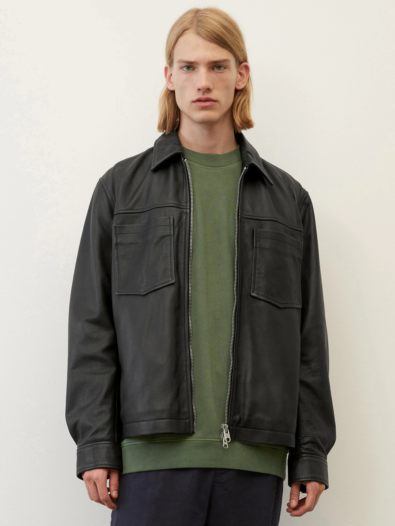 Куртка кожаная Marc O’Polo модель 228700473024-990 Фото