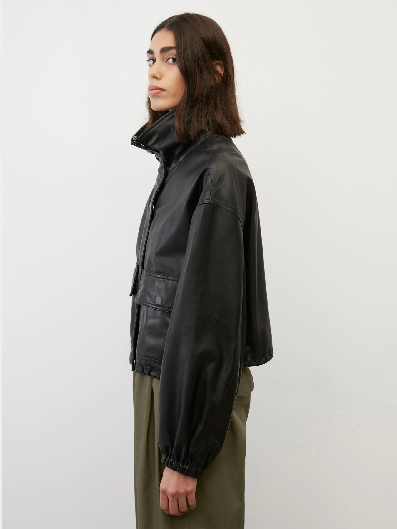 Куртка кожаная Marc O’Polo модель 207702373029-990 Фото