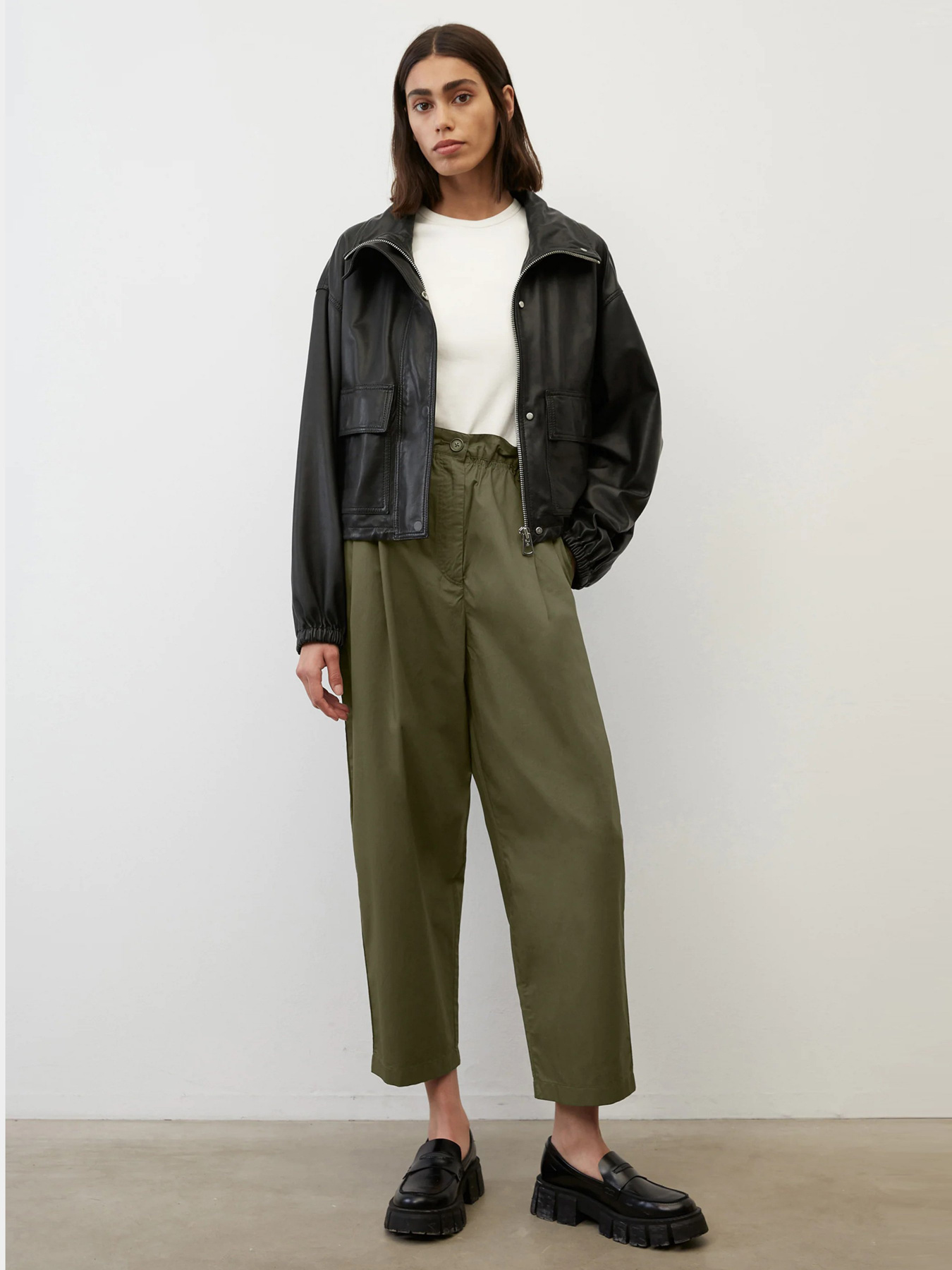 Куртка кожаная Marc O’Polo модель 207702373029-990 Фото