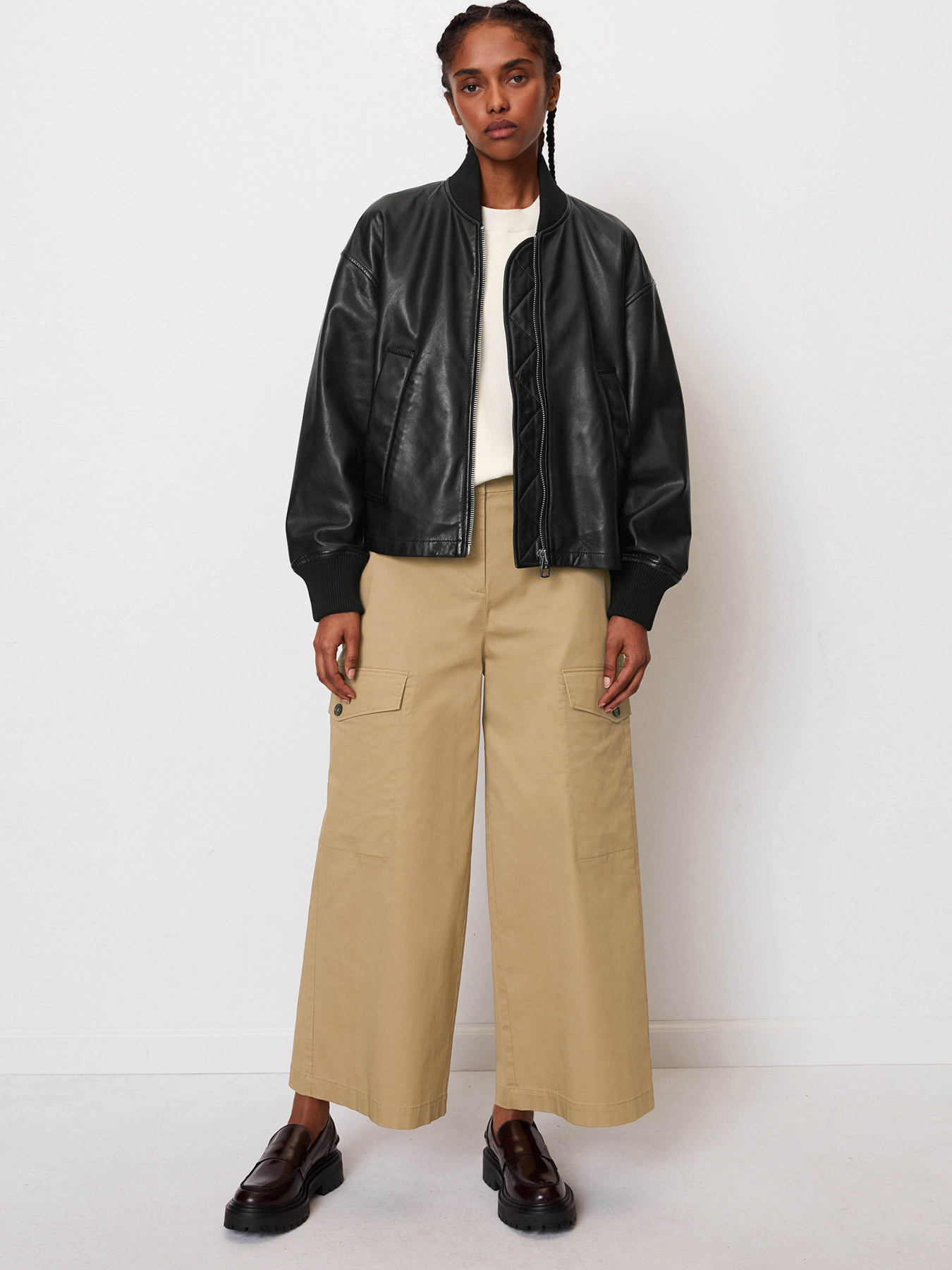 Шкіряна куртка Marc O’Polo модель 307703573003-990 Фото