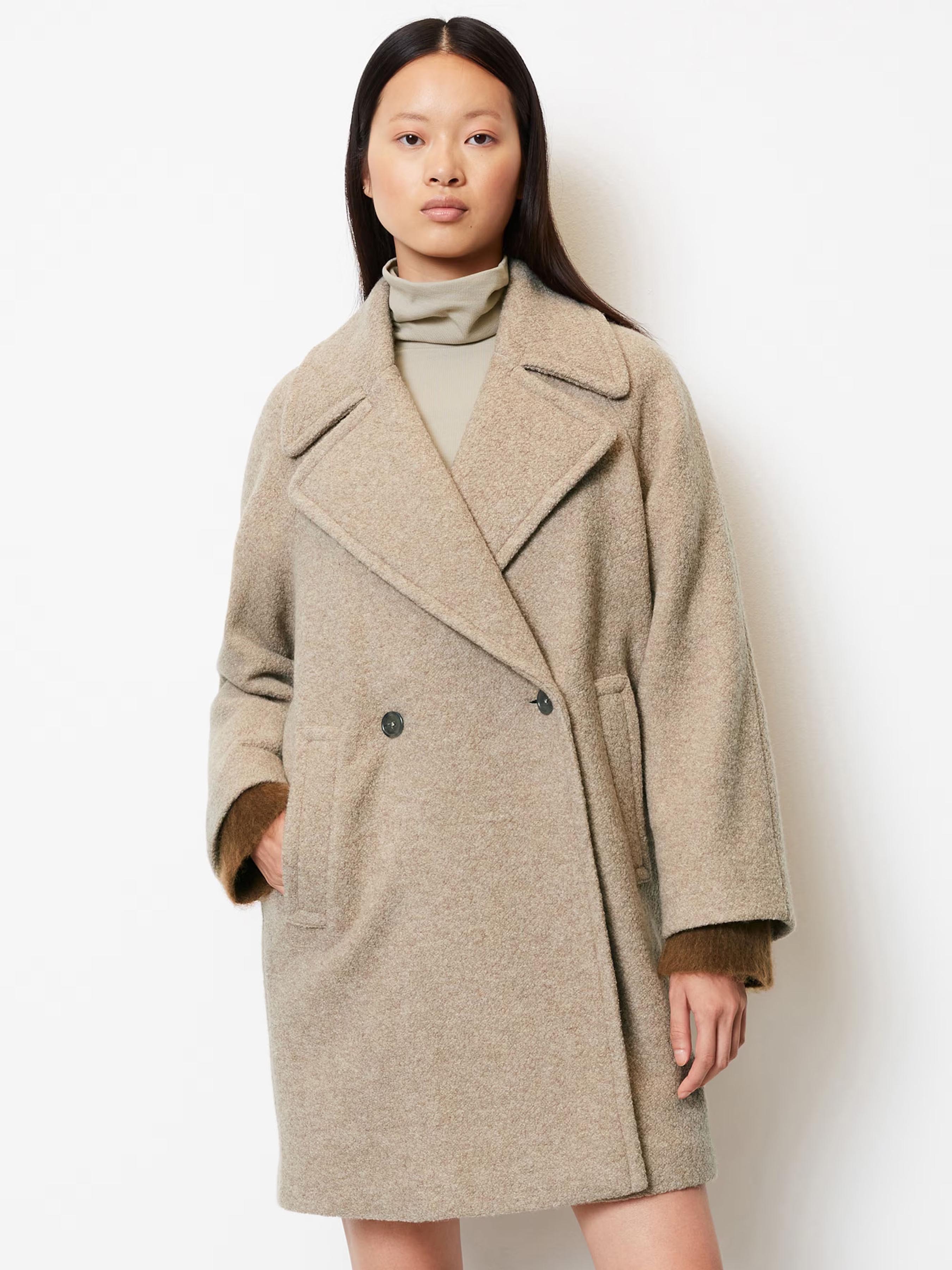 Жіноче Пальто Marc O’Polo  (PD1360) колір бежевий, матеріал вовна/поліамід