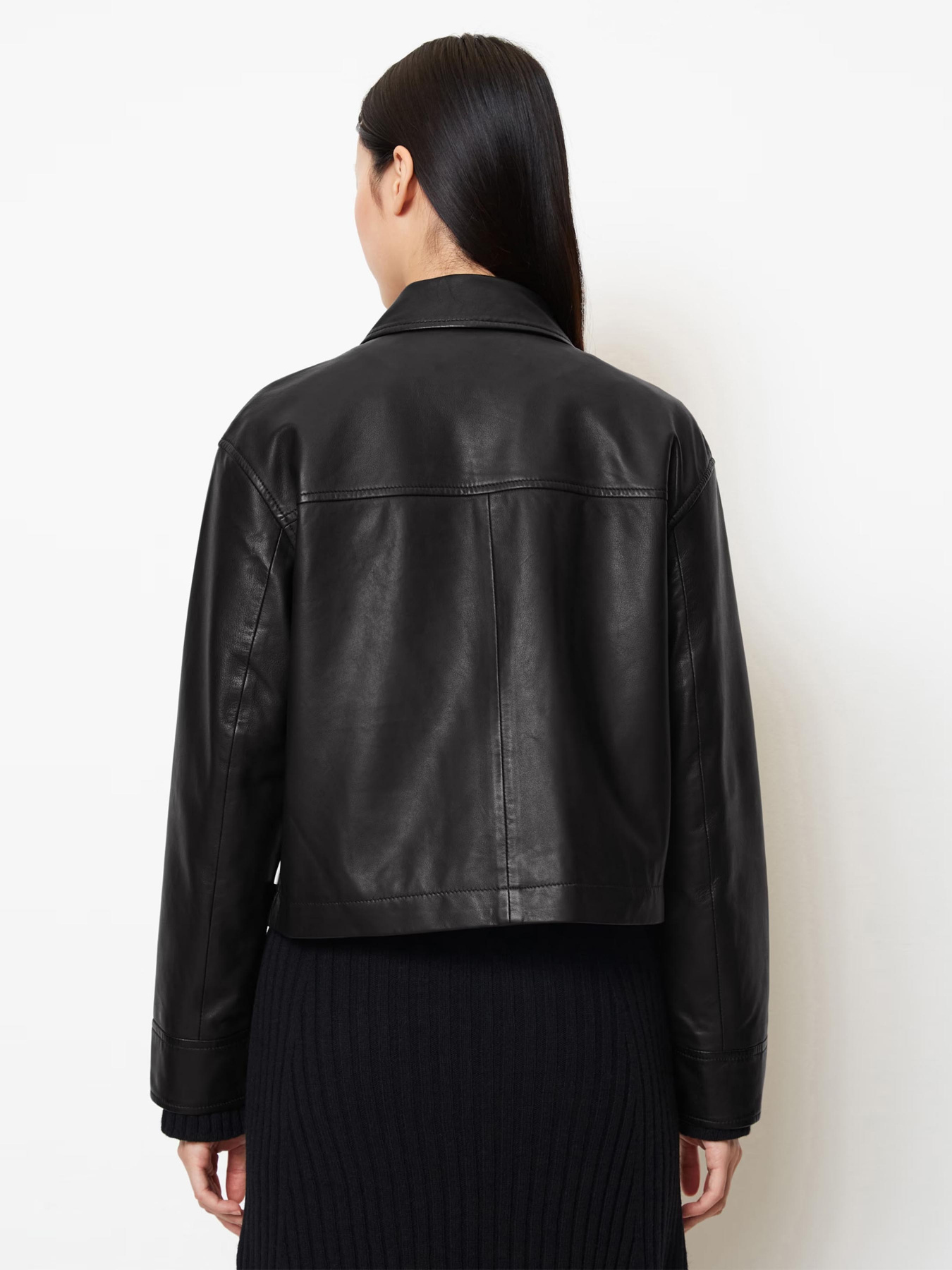 Шкіряна куртка Marc O’Polo модель 310702373015-990 Фото