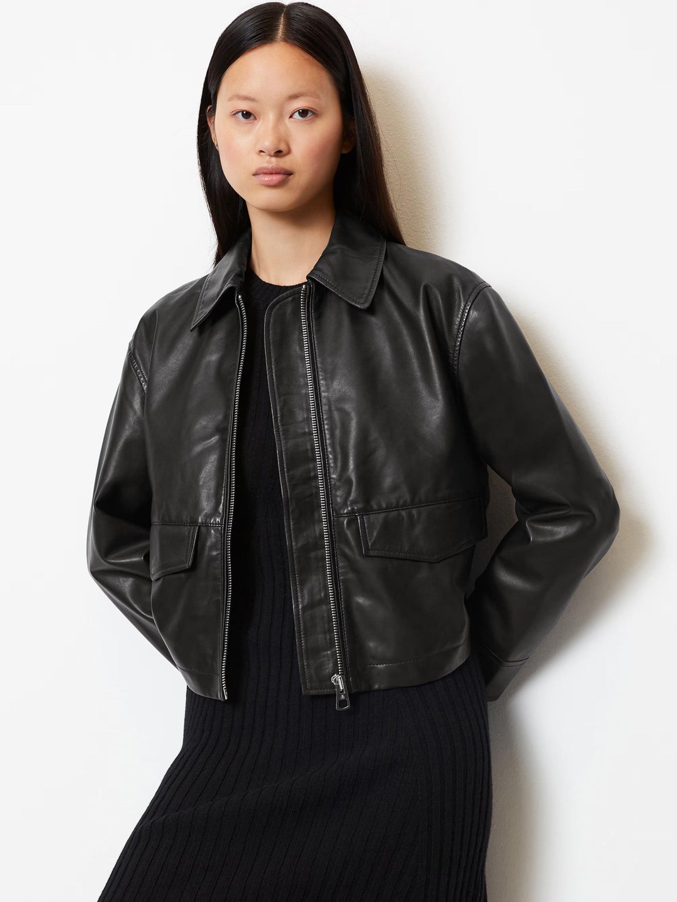 Шкіряна куртка Marc O’Polo модель 310702373015-990 Фото