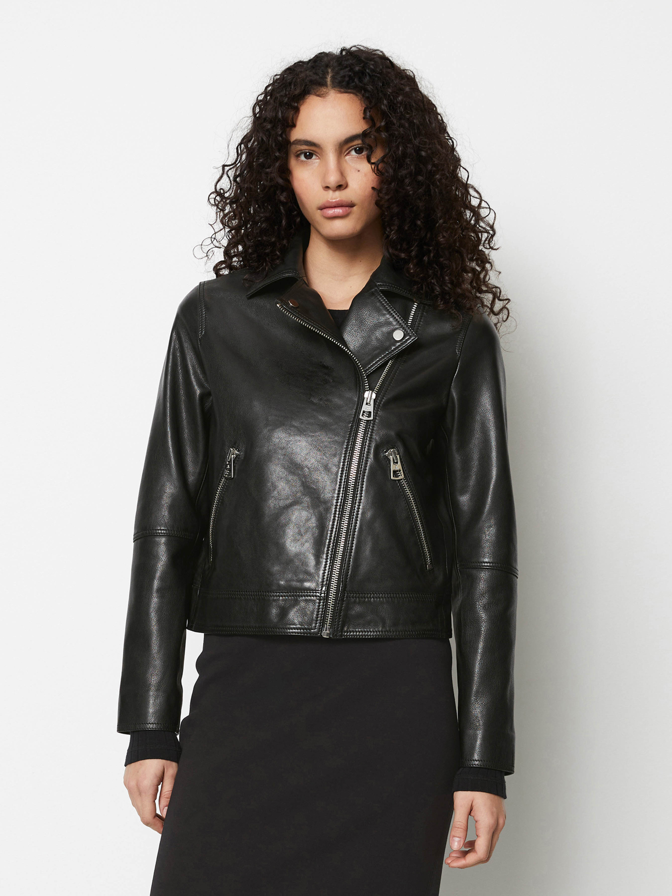 Куртка кожаная Marc O’Polo модель 401701073017-990 Фото