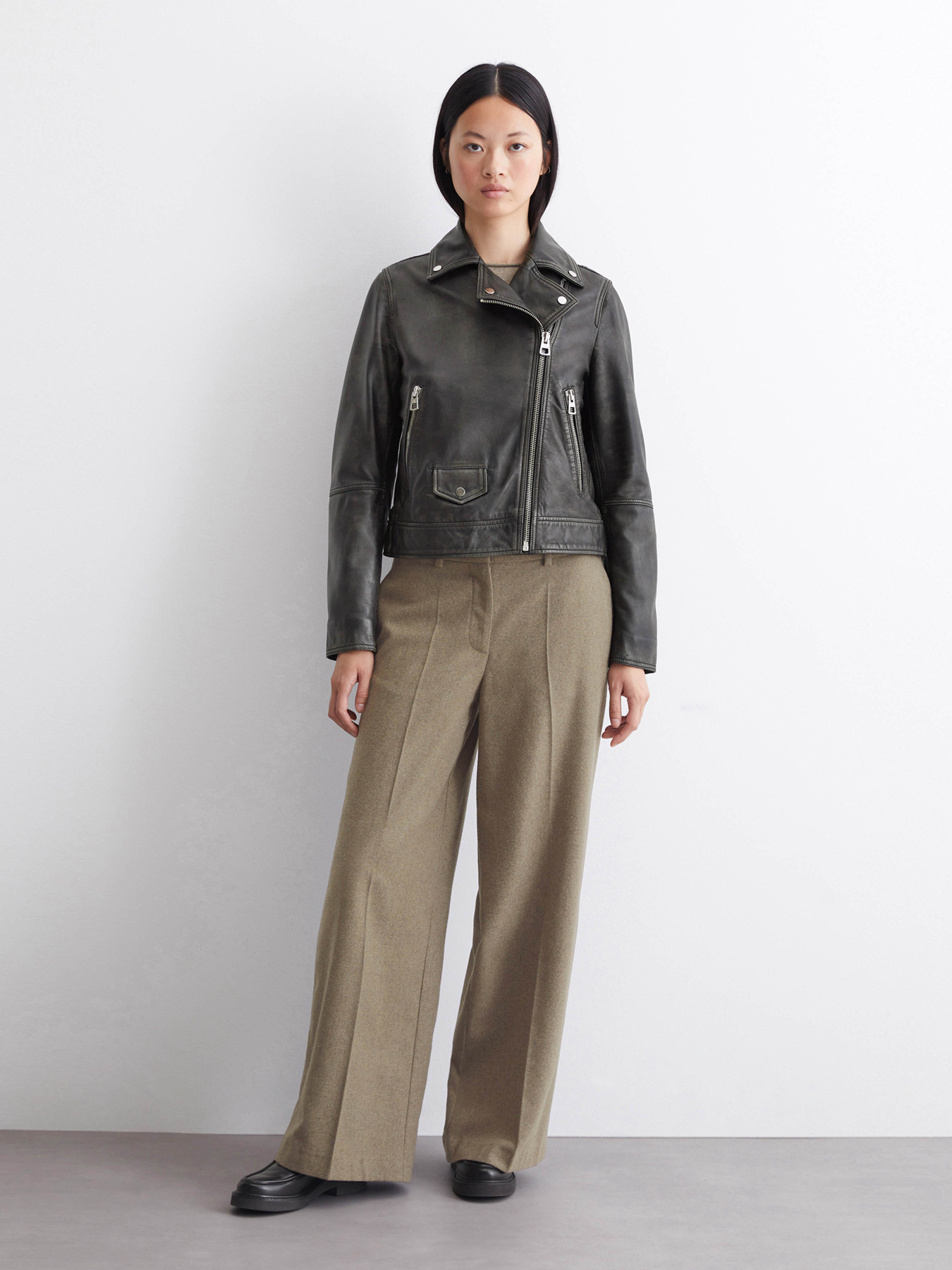 Шкіряна куртка Marc O’Polo модель 409701873033-990 Фото