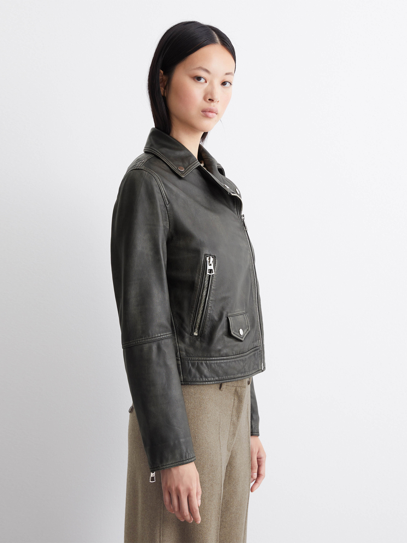 Куртка кожаная Marc O’Polo модель 409701873033-990 Фото