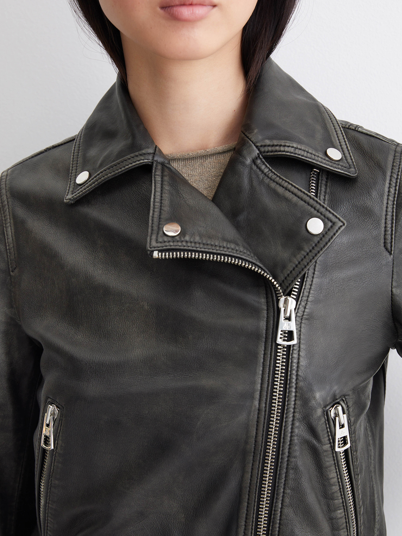 Куртка кожаная Marc O’Polo модель 409701873033-990 Фото