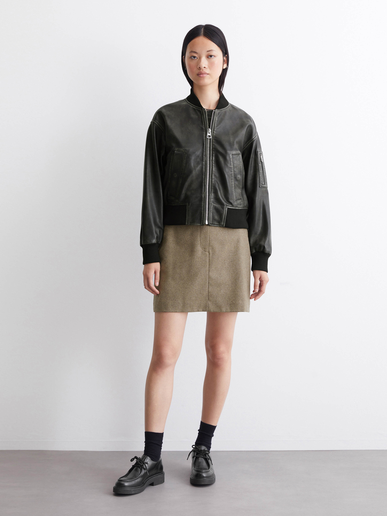 Шкіряна куртка Marc O’Polo модель 409701873035-990 Фото