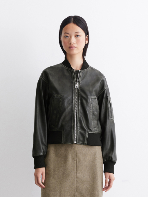 Шкіряна куртка Marc O’Polo модель 409701873035-990 Фото