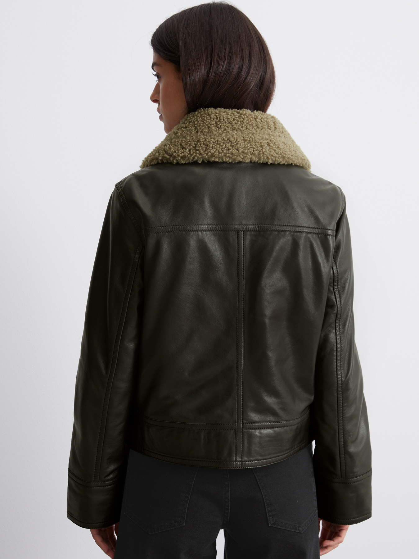 Куртка кожаная Marc O’Polo DENIM модель 5000005161-0001 Фото