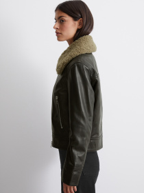 Куртка кожаная Marc O’Polo DENIM модель 5000005161-0001 Фото