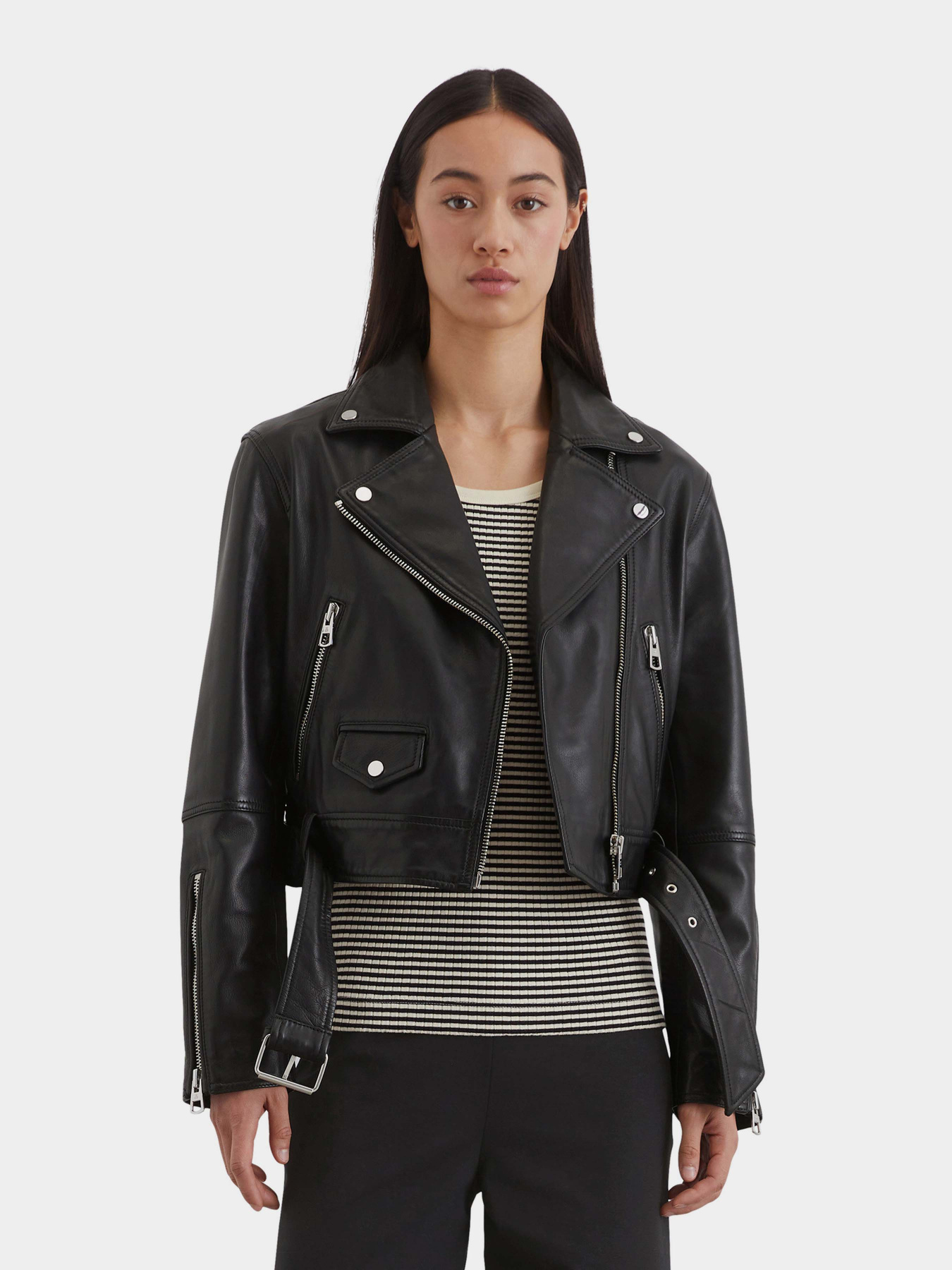 Шкіряна куртка Marc O’Polo модель 502701073043-990 Фото