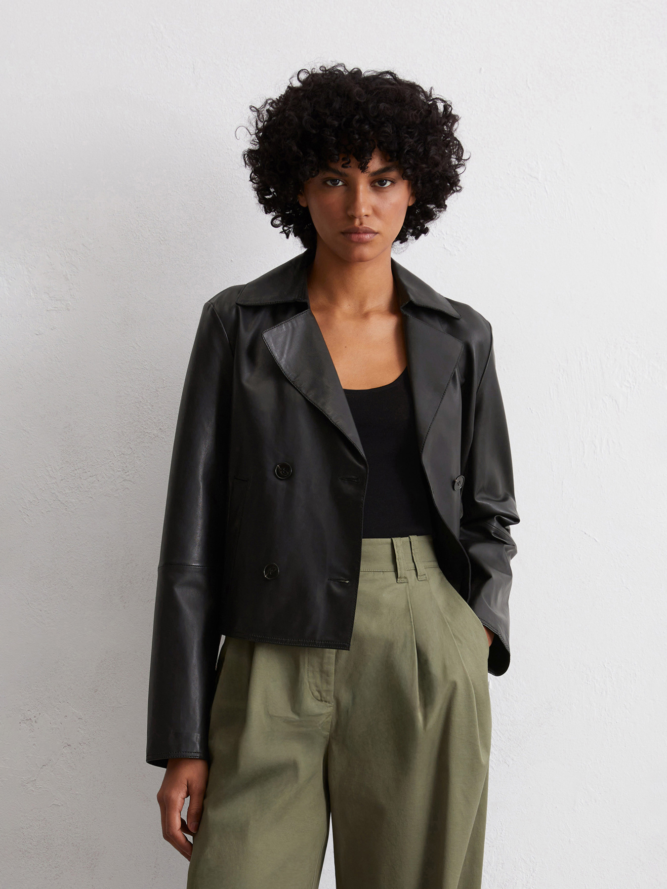 Куртка кожаная Marc O’Polo модель 506703573001-990 Фото