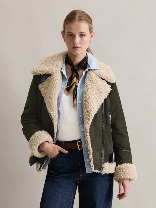 Куртка кожаная Marc O’Polo DENIM модель 5000006603-0015 Фото