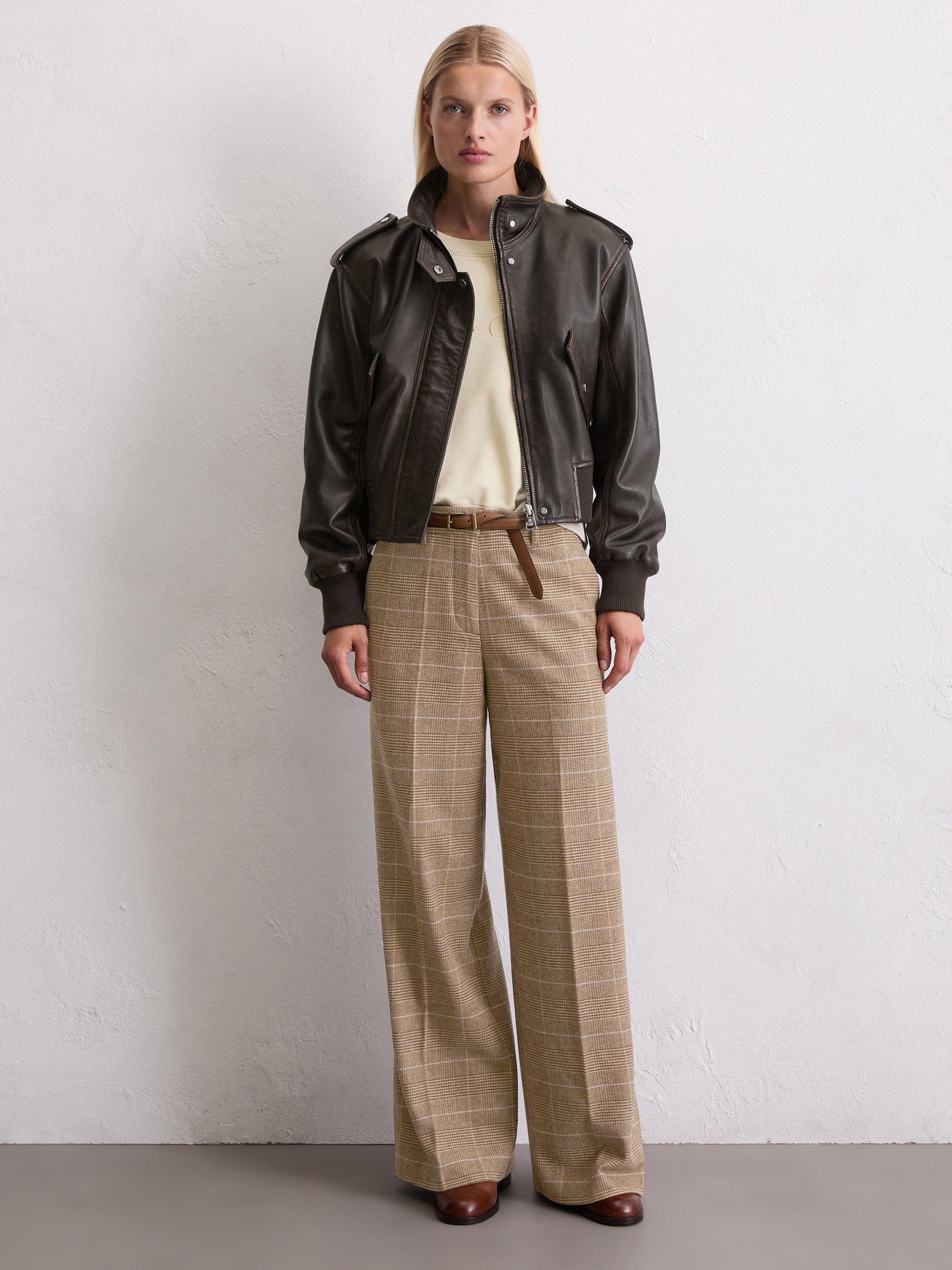 Куртка кожаная Marc O’Polo модель 508701873009-796 Фото