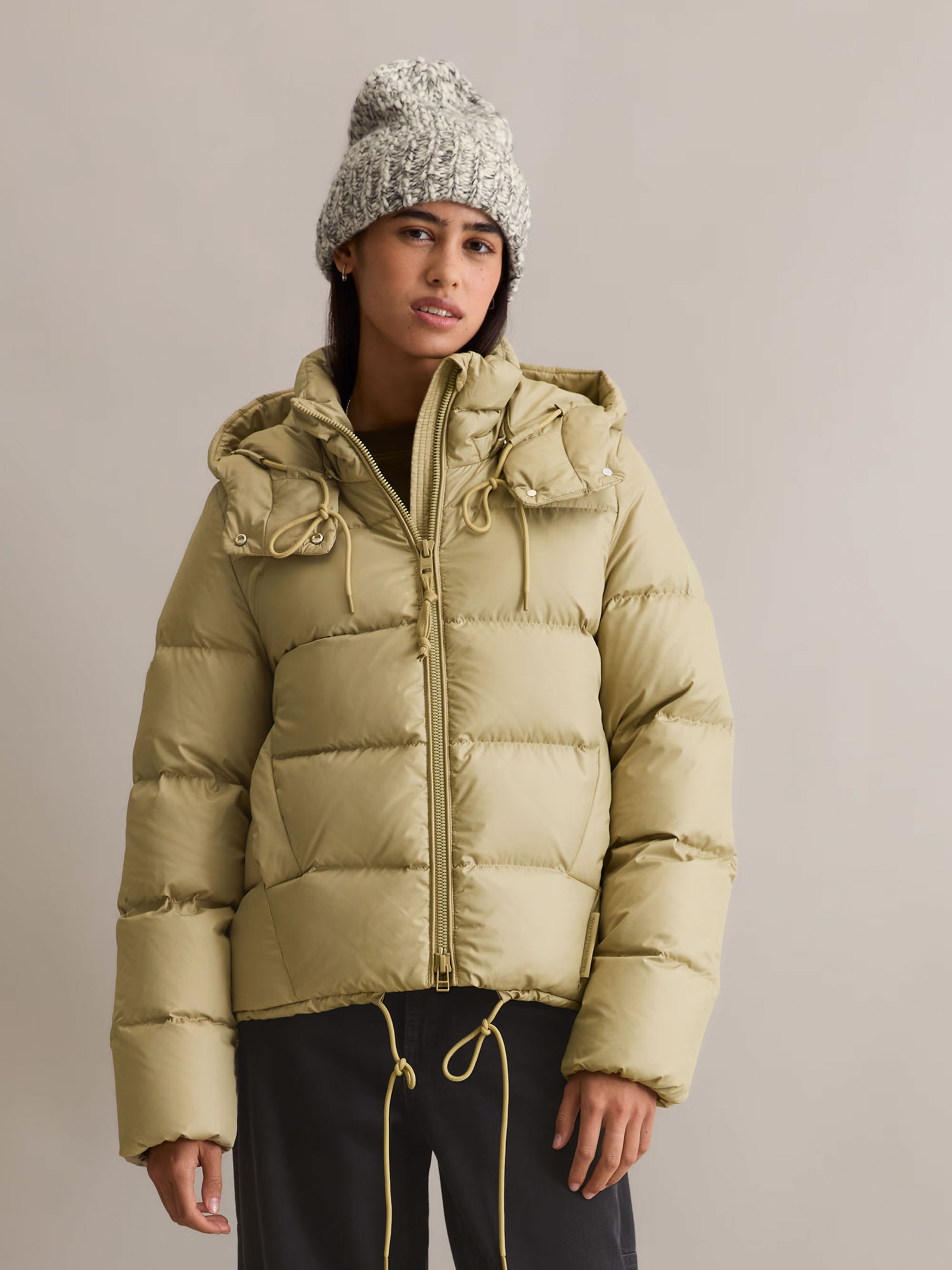 Жіночий Пуховик Marc O'Polo denim  (PD1795) колір бежевий, матеріал поліестер