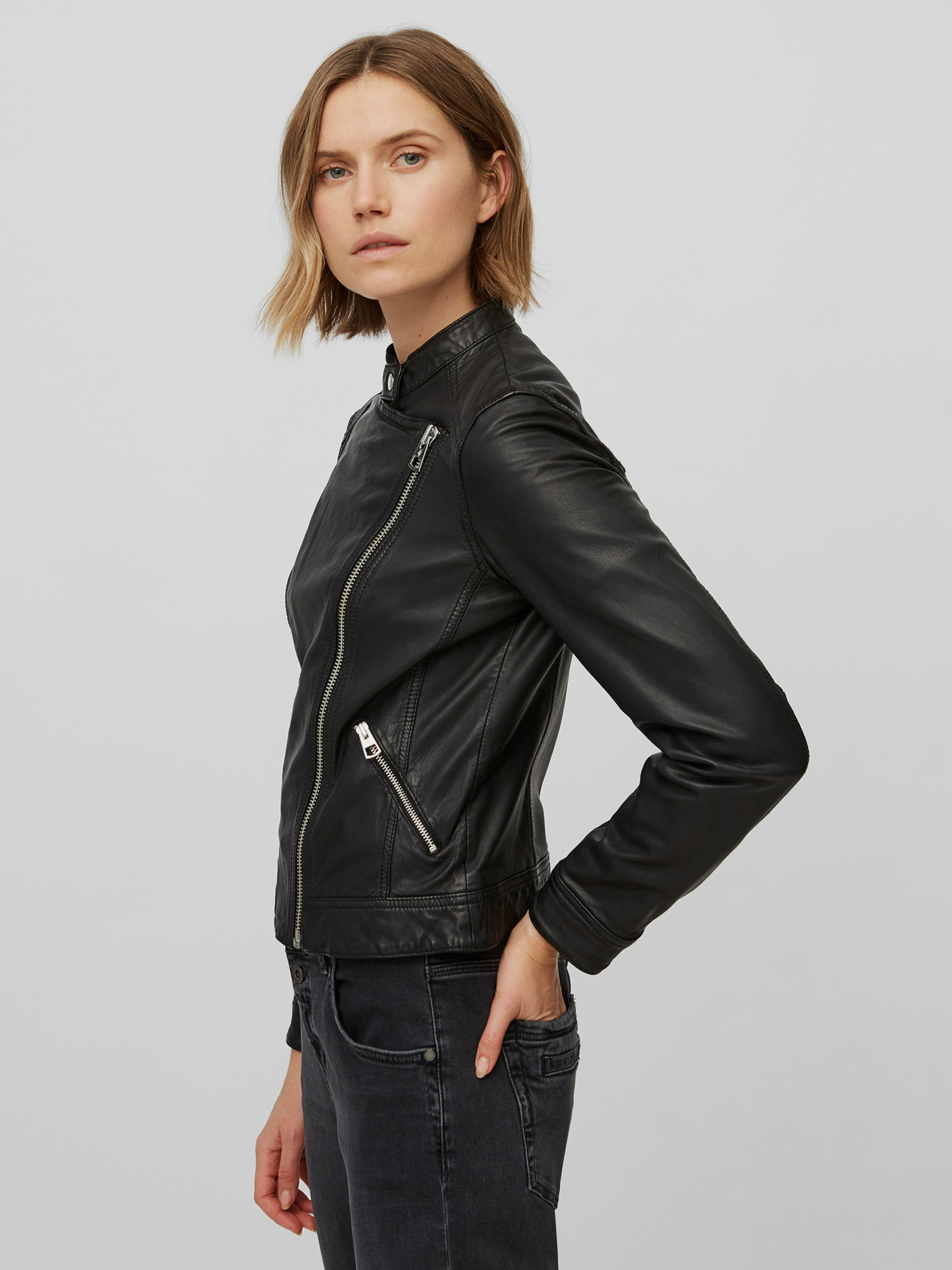 Куртка кожаная Marc O’Polo модель 102700073009-990 Фото