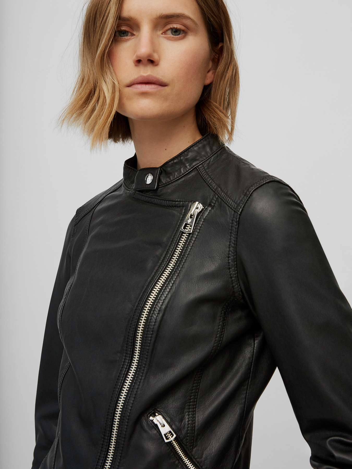 Куртка кожаная Marc O’Polo модель 102700073009-990 Фото