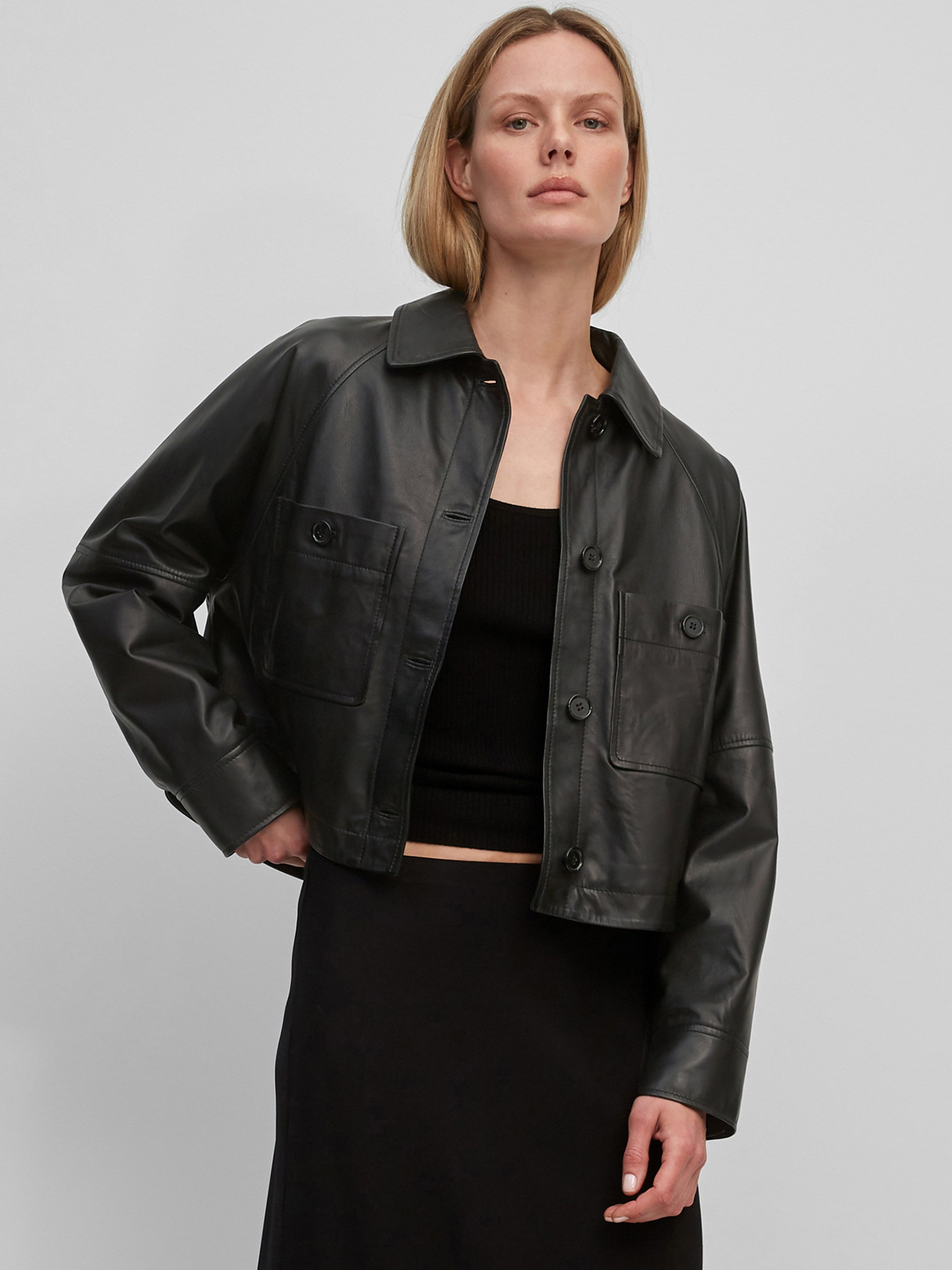 Куртка кожаная Marc O’Polo модель 107702373017-990 Фото