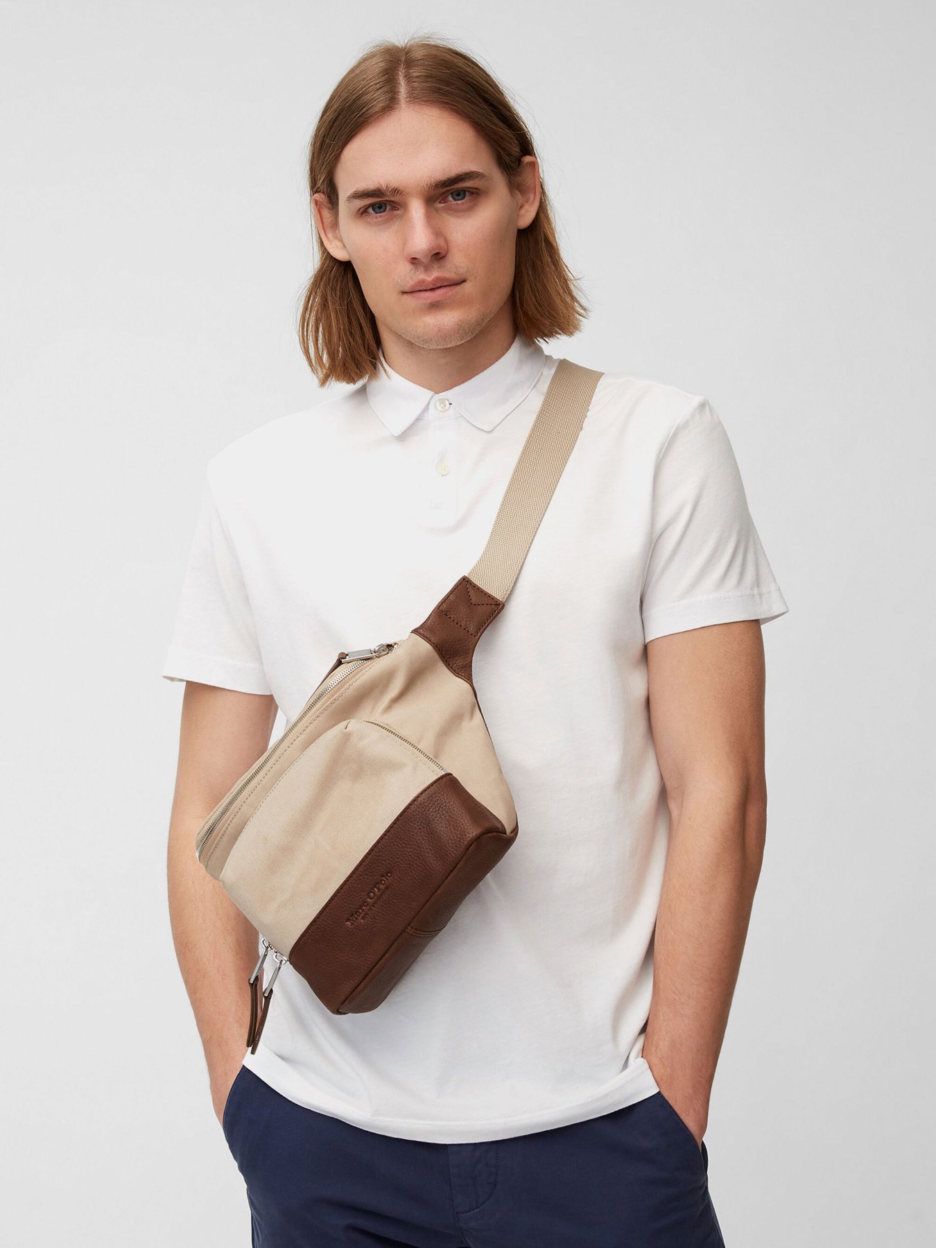 Поло Marc O’Polo модель 124221053126-100 Фото