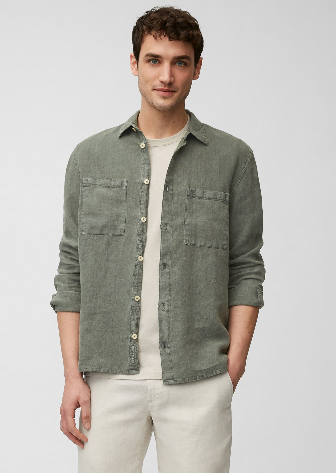 Сорочка повсякденна Marc O’Polo модель 124731242518-429 Фото