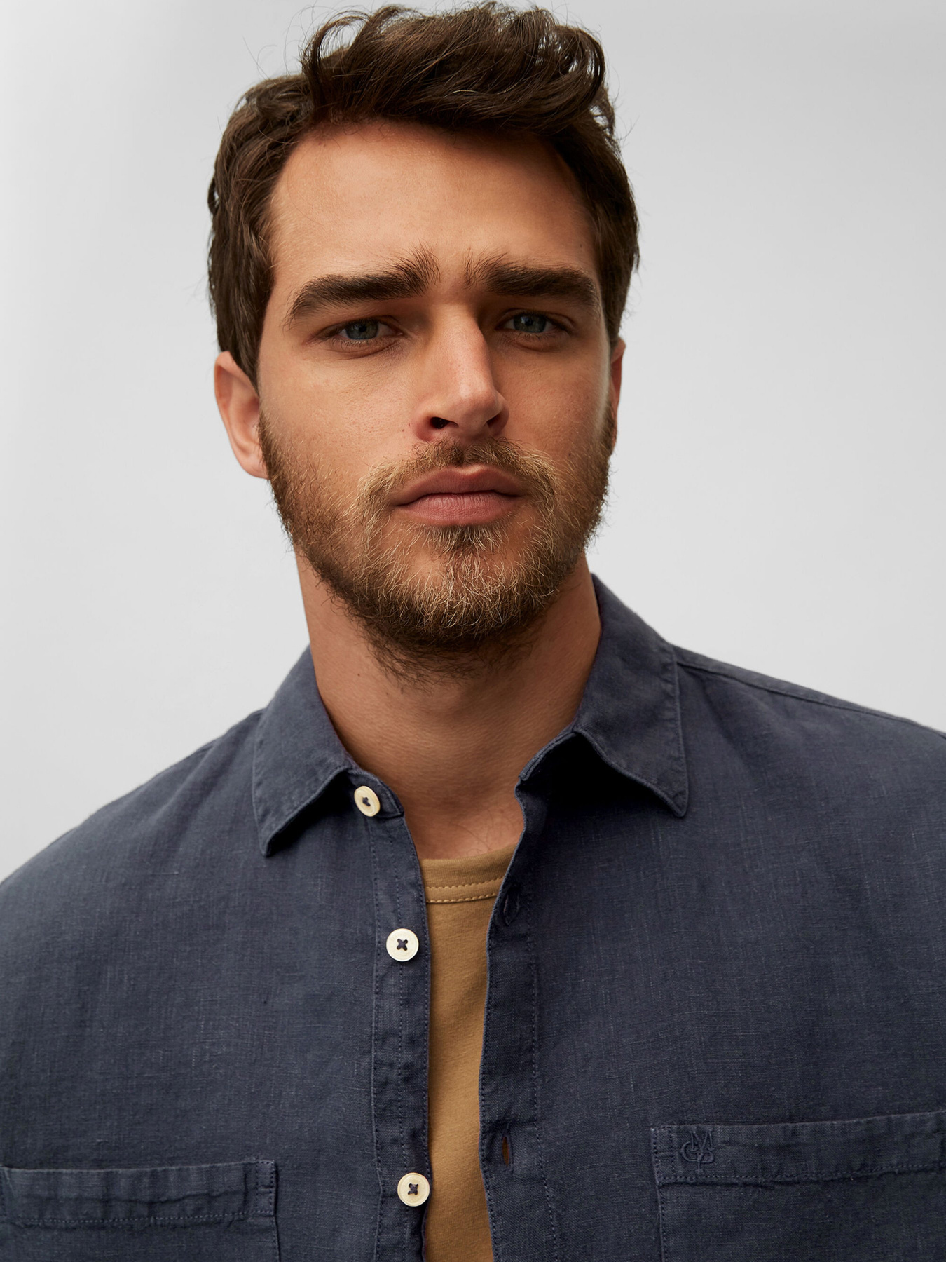 Рубашка повседневная Marc O’Polo модель 124731242518-886 Фото