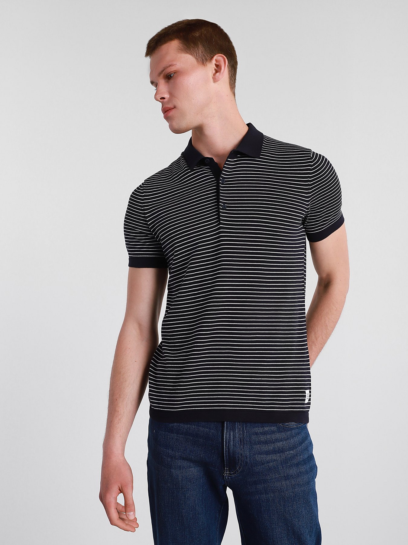 Поло Marc O’Polo DENIM модель 164522362018-T98 Поло Marc O’Polo DENIM модель 164522362018-T98 Фото