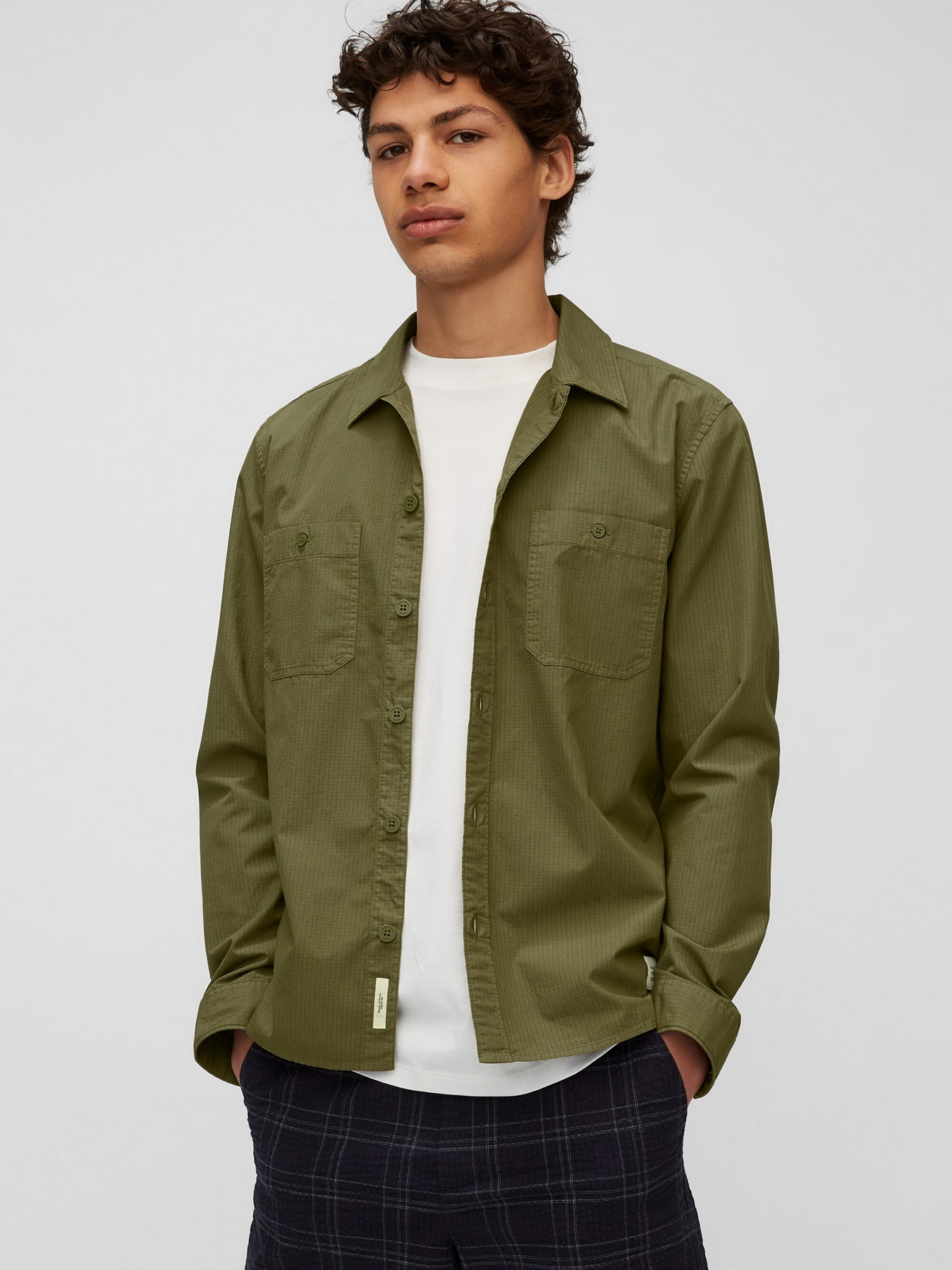 Рубашка повседневная Marc O’Polo DENIM модель 164105842186-499 Фото