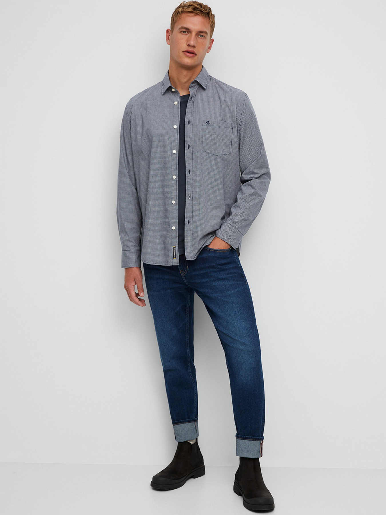 Рубашка Marc O’Polo модель 128745142322-B81 Фото