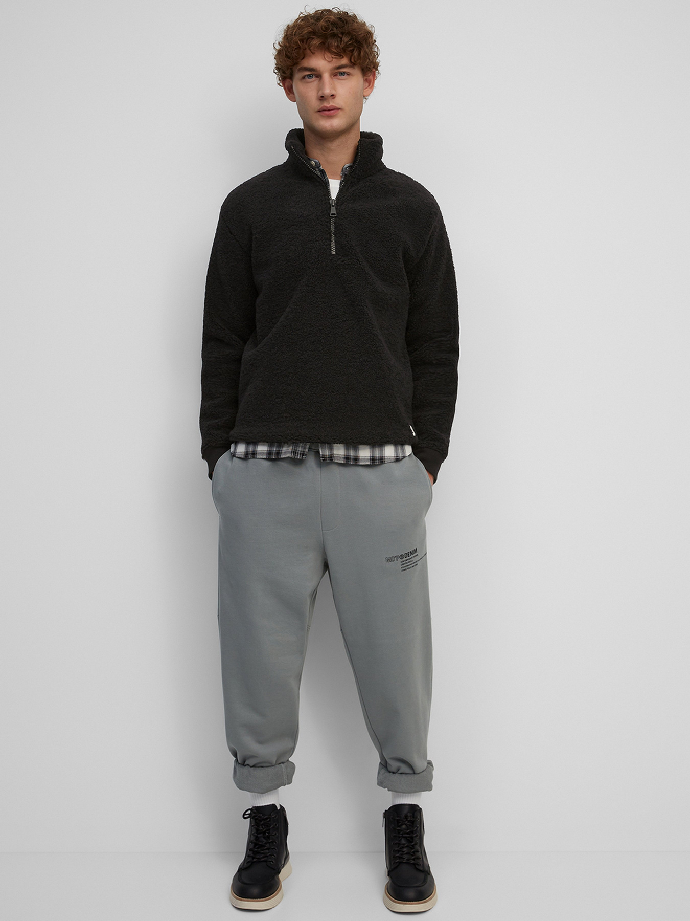 Джемпер Marc O’Polo DENIM Шерпа модель 170416983008-990 Фото